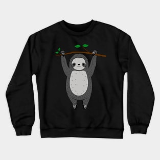 Cute Hanging Sloth Crewneck Sweatshirt